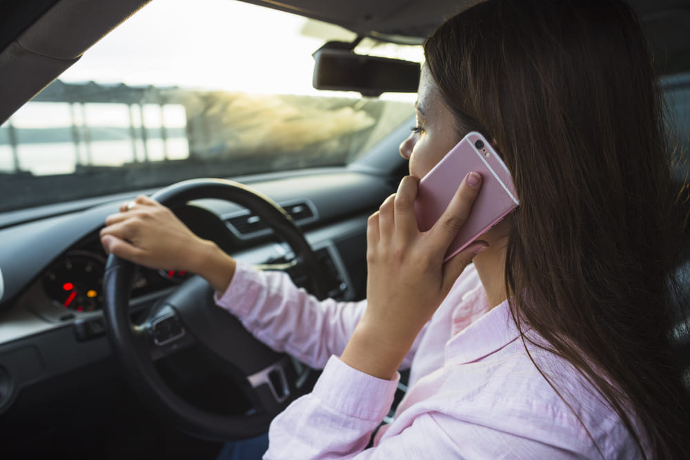 pokuta za telefon za volantem
