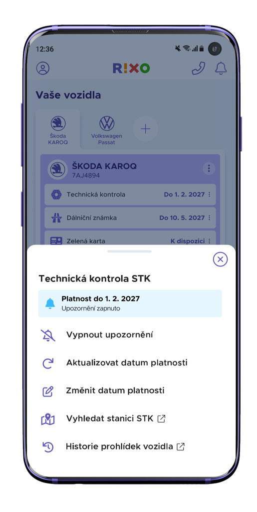kontrola platnosti STK